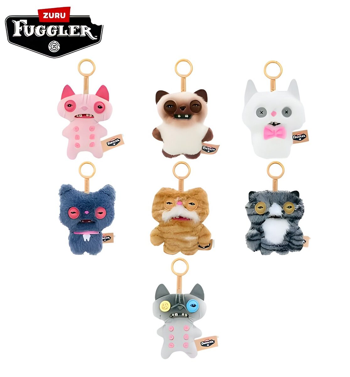 Fuggler Alley Cat Keyrings (Assorted)