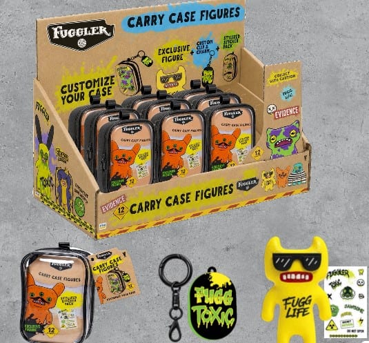 Fuggler Fugg Life 3" Collectible Figure in Carry Case, 12pc PDQ