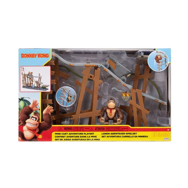 Nintendo Donkey Kong 2.5-inch Deluxe Mine Cart Playset