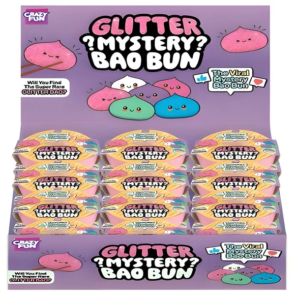 RMS 3.5" ORIGINAL SQUISHY DUMPLING PINK BASKET 12PC PDQ