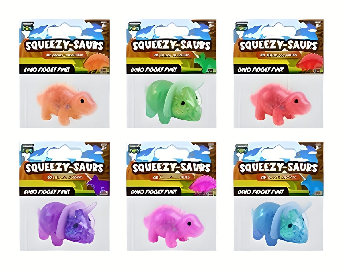 RMS 3.5" SQUISHY MALTOSE DINOS 6 ASST 24PC PDQ
