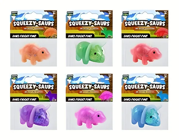 RMS 3.5" SQUISHY MALTOSE DINOS 6 ASST 24PC PDQ