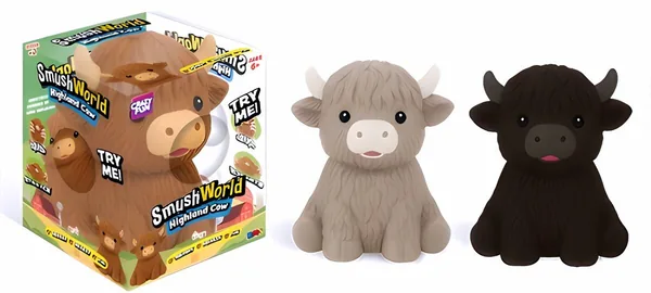 RMS Smushmart Highland Cow, 5 Inch
