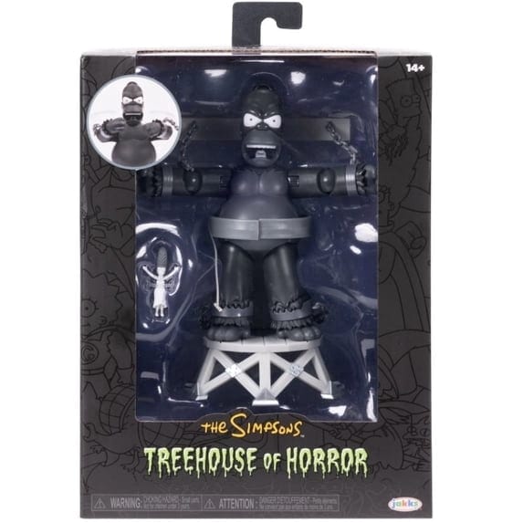 The Simpsons 5-inch Premium King Homer with Mini Marge Figure