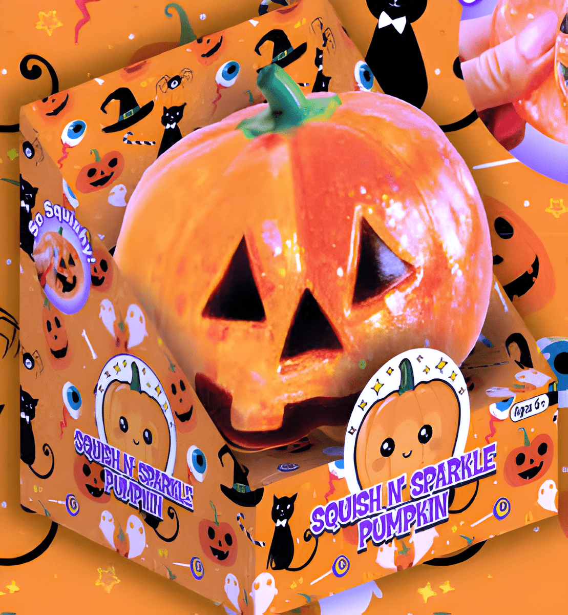 Squish and Sparkle Pumpkin