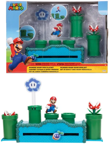 Super Mario Wonder 2.5-inch Warp Pipe Playset