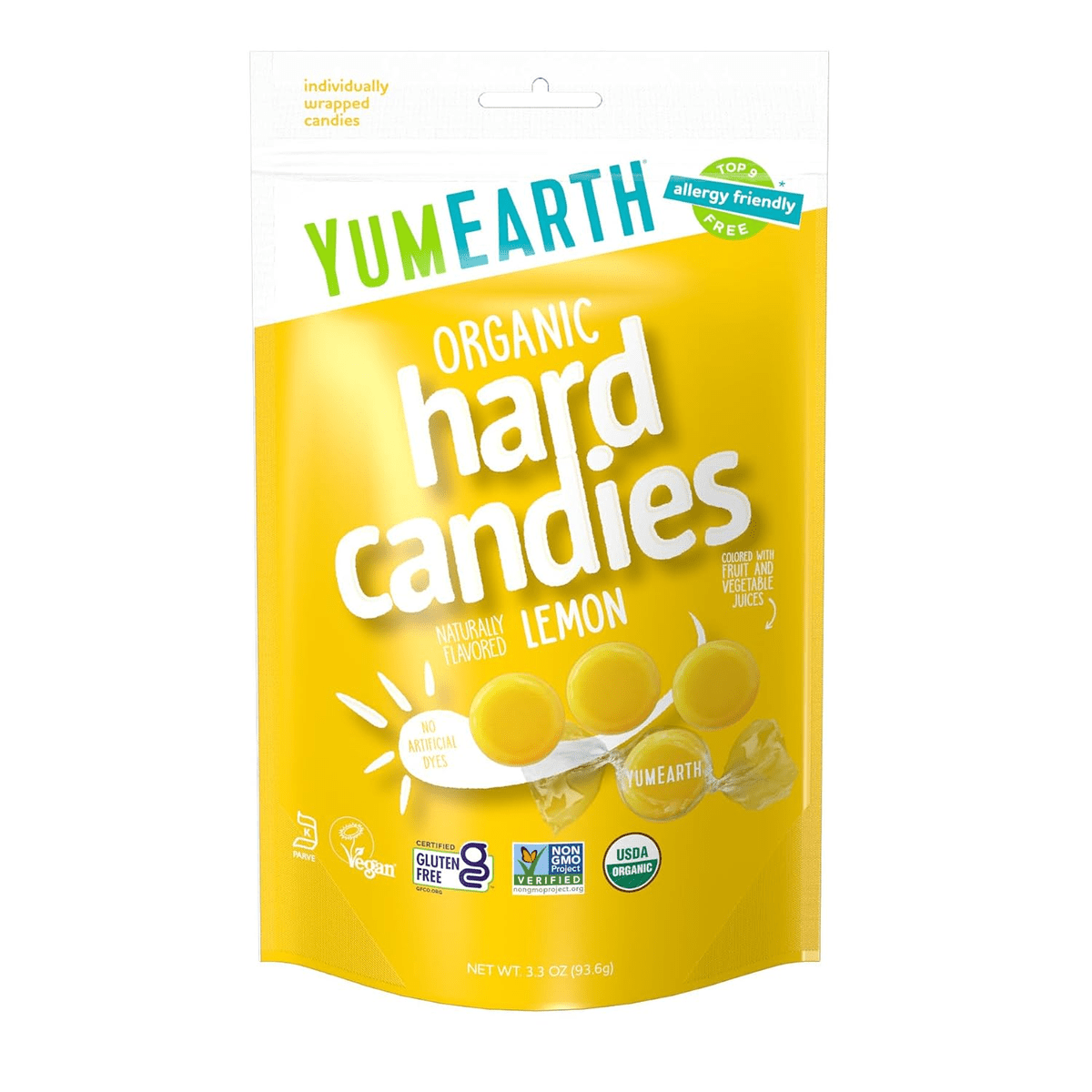 YumEarth Organic Lemon Drops 3.3oz