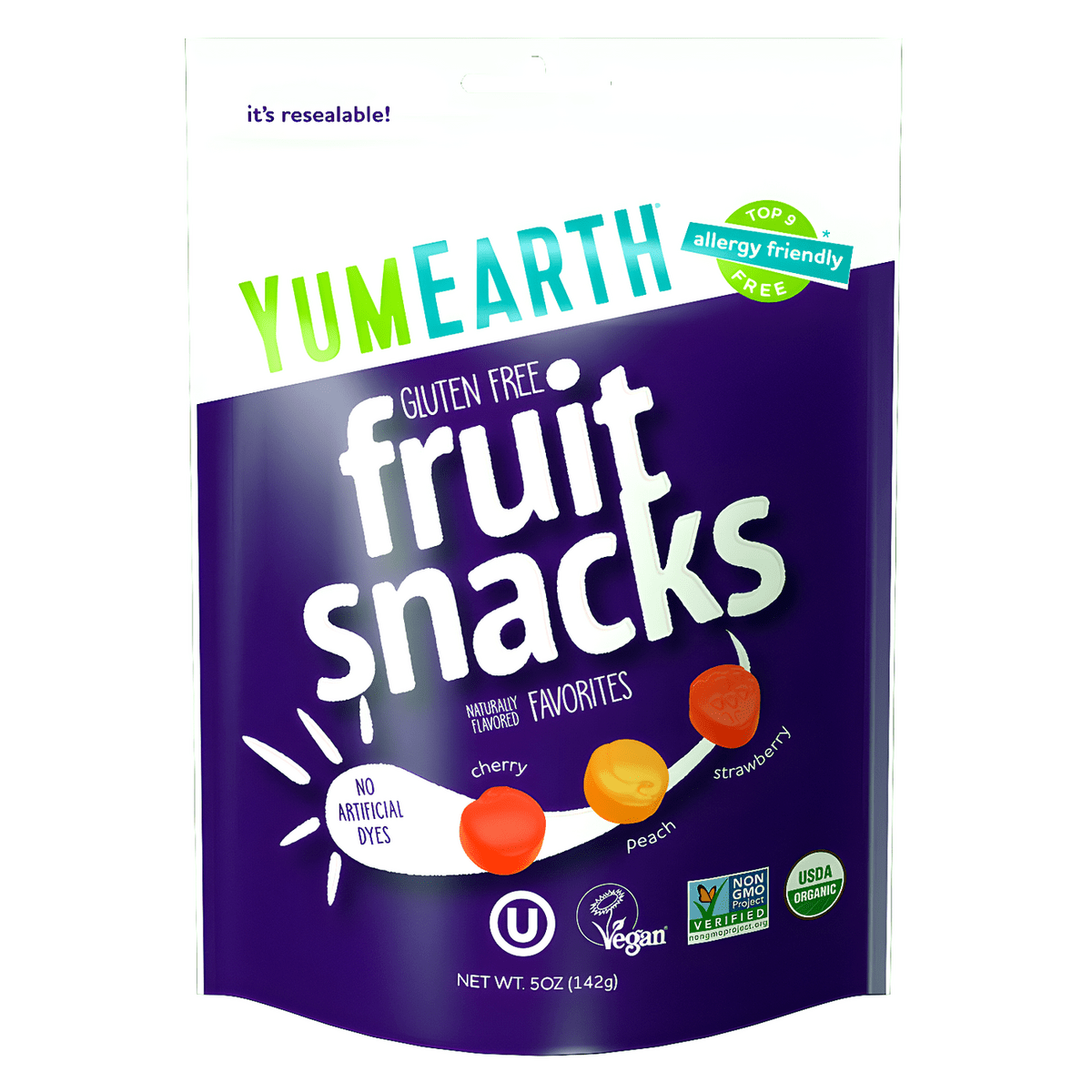 YumEarth Organic Fruit Snacks 5.0oz