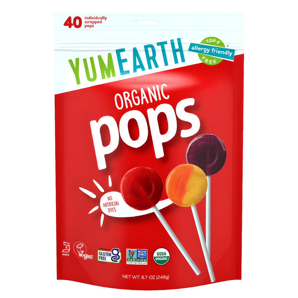 YumEarth Organic Lollipops (40 Pops) 8.70 oz