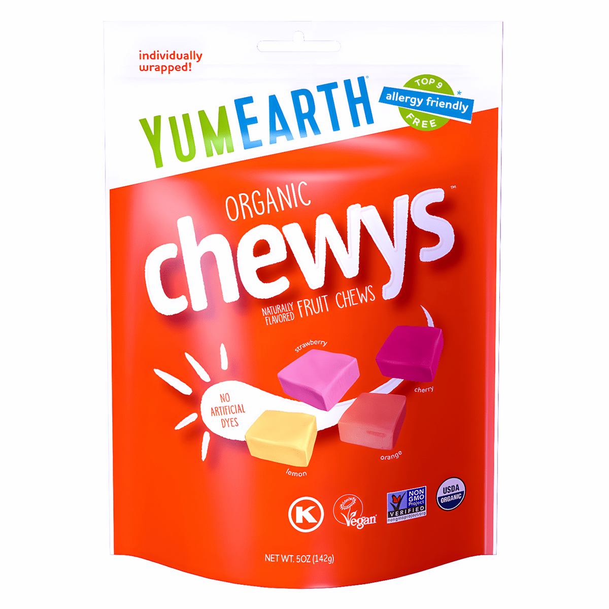 YumEarth Organic Chewys, 5.0oz